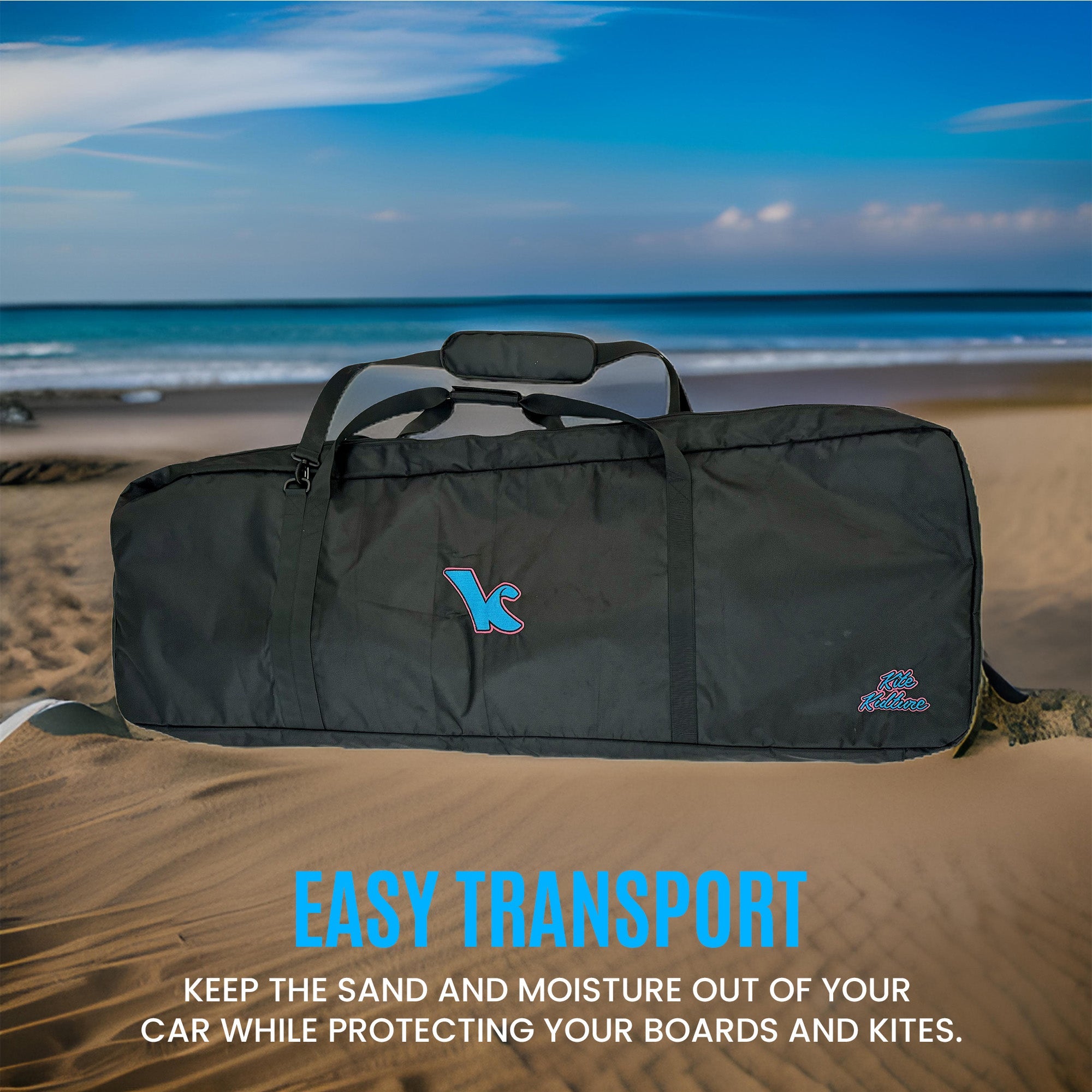 Kite Kulture Two Board Bag – Durable, Padded Kiteboard Bag for Two Boards up to 145cm