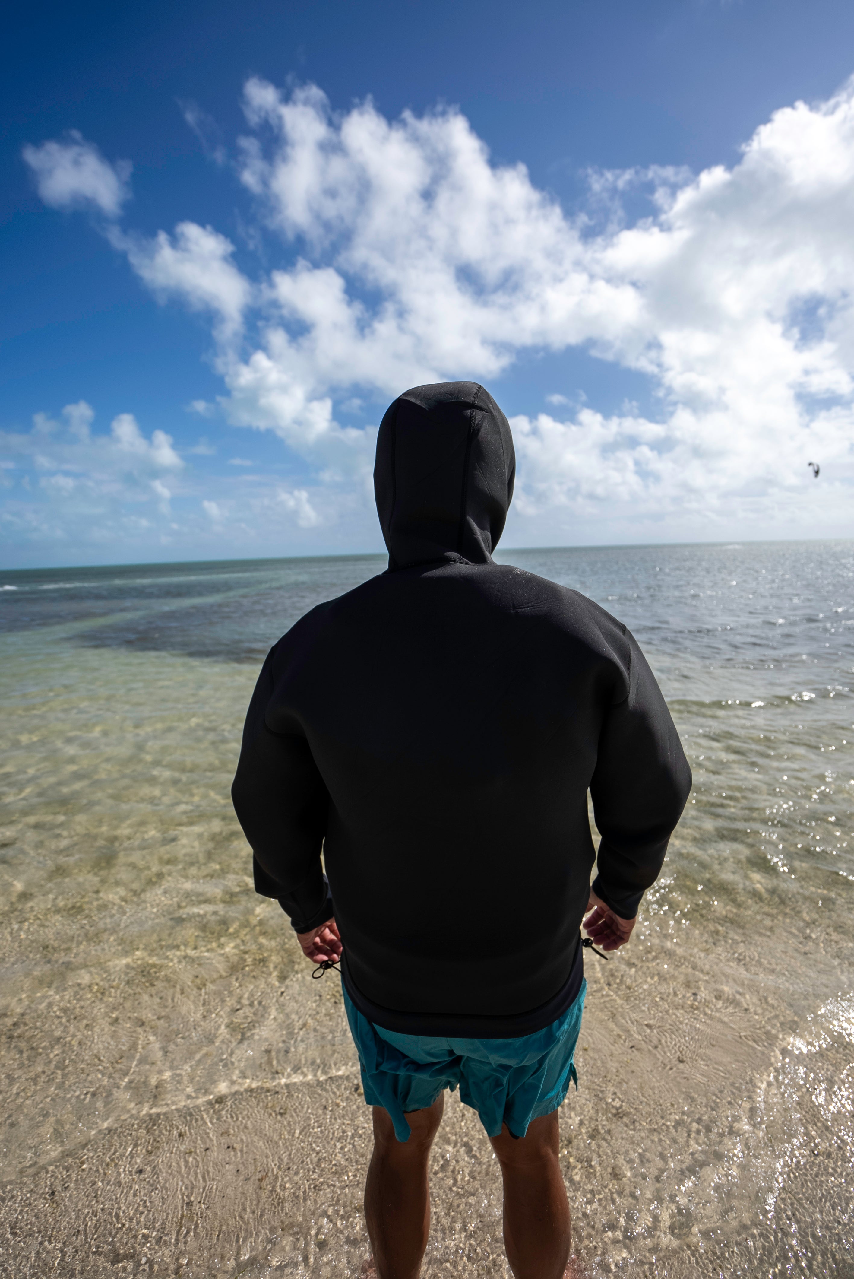 Kite Kulture Neoprene Jacket – 2.5mm Fleece-Lined Windproof Jacket for Kitesurfing, Wing Foil, Surfing & Watersports