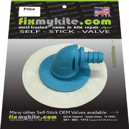 Fixmykite Crazyfly 90-degree One Pump Valve - KiteGearShop