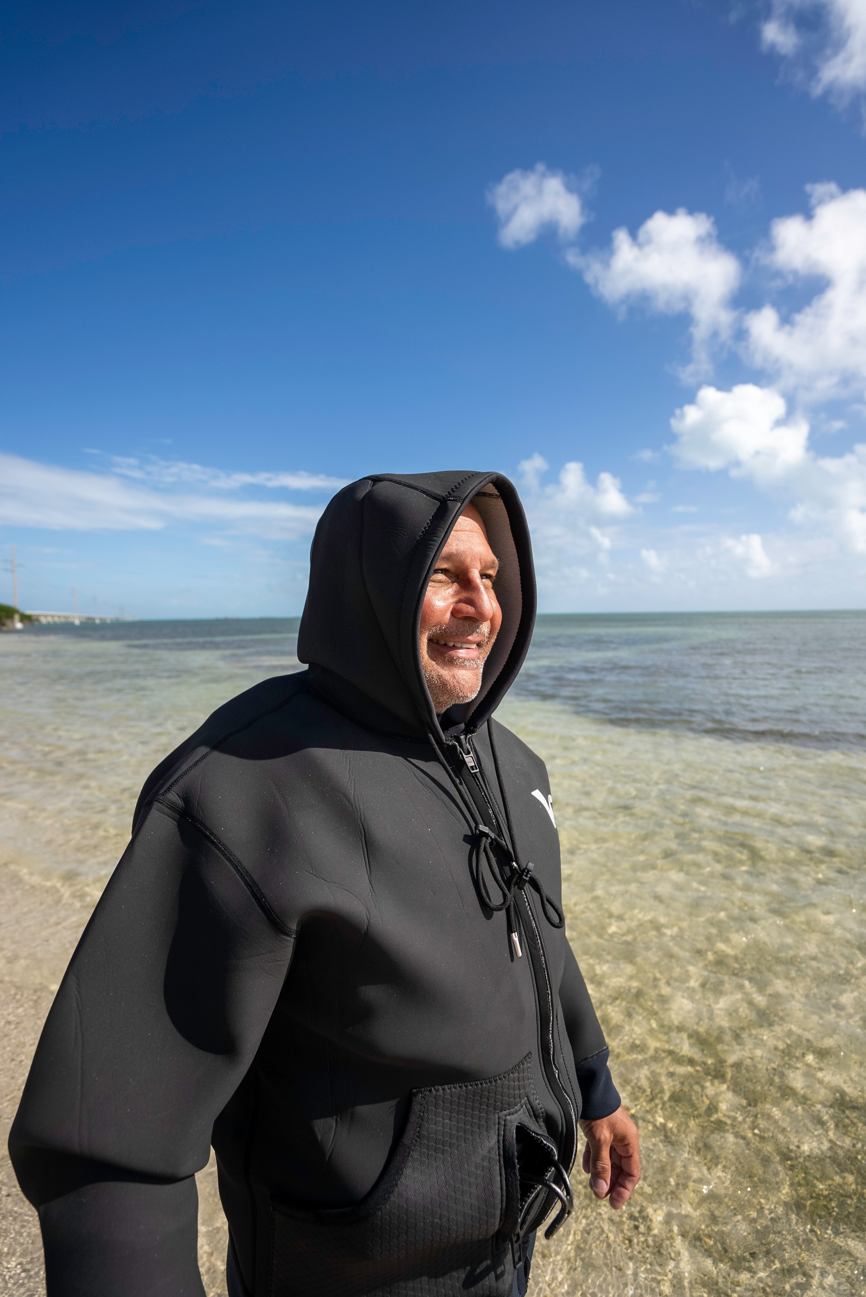 Kite Kulture Neoprene Jacket – 2.5mm Fleece-Lined Windproof Jacket for Kitesurfing, Wing Foil, Surfing & Watersports