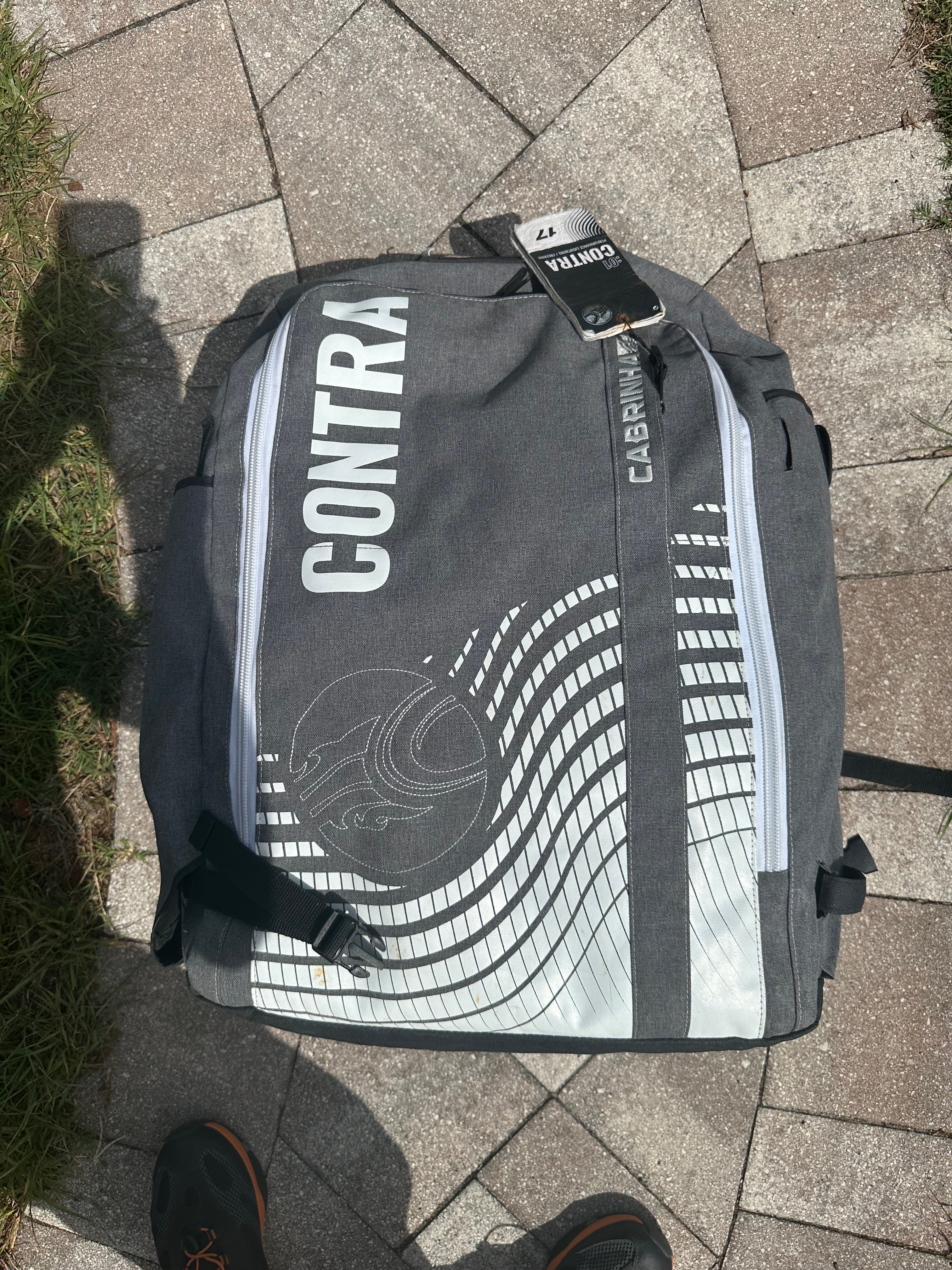 2021 Cabrinha Contra 3 Strut Kite 17m - Green/White
