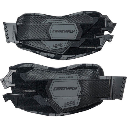 Crazyfly Lock Binding Straps - Black