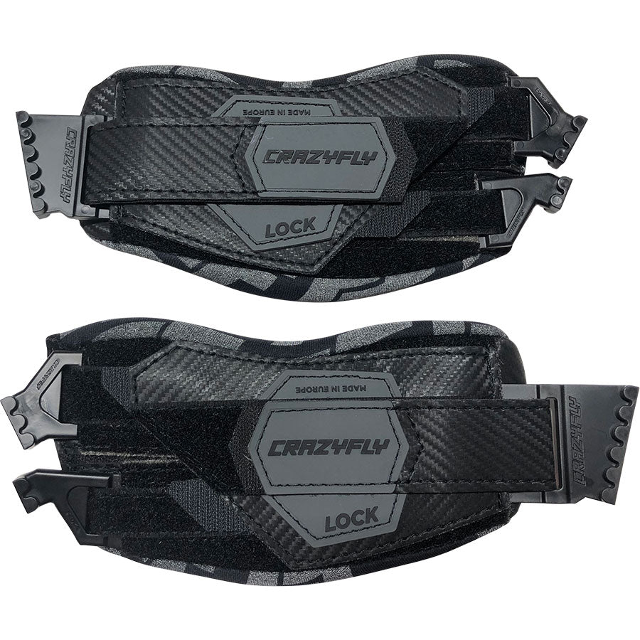 Crazyfly Lock Binding Straps - Black