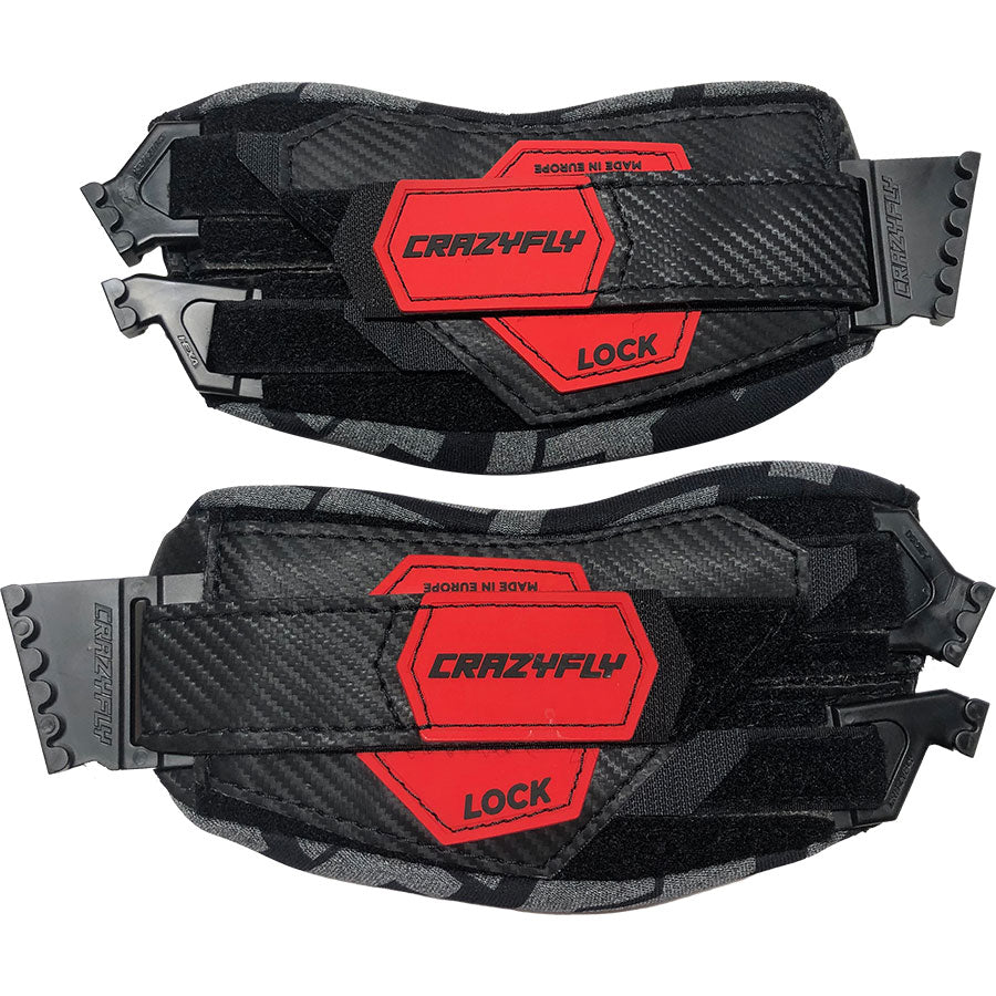 Crazyfly Lock Binding Straps - Red