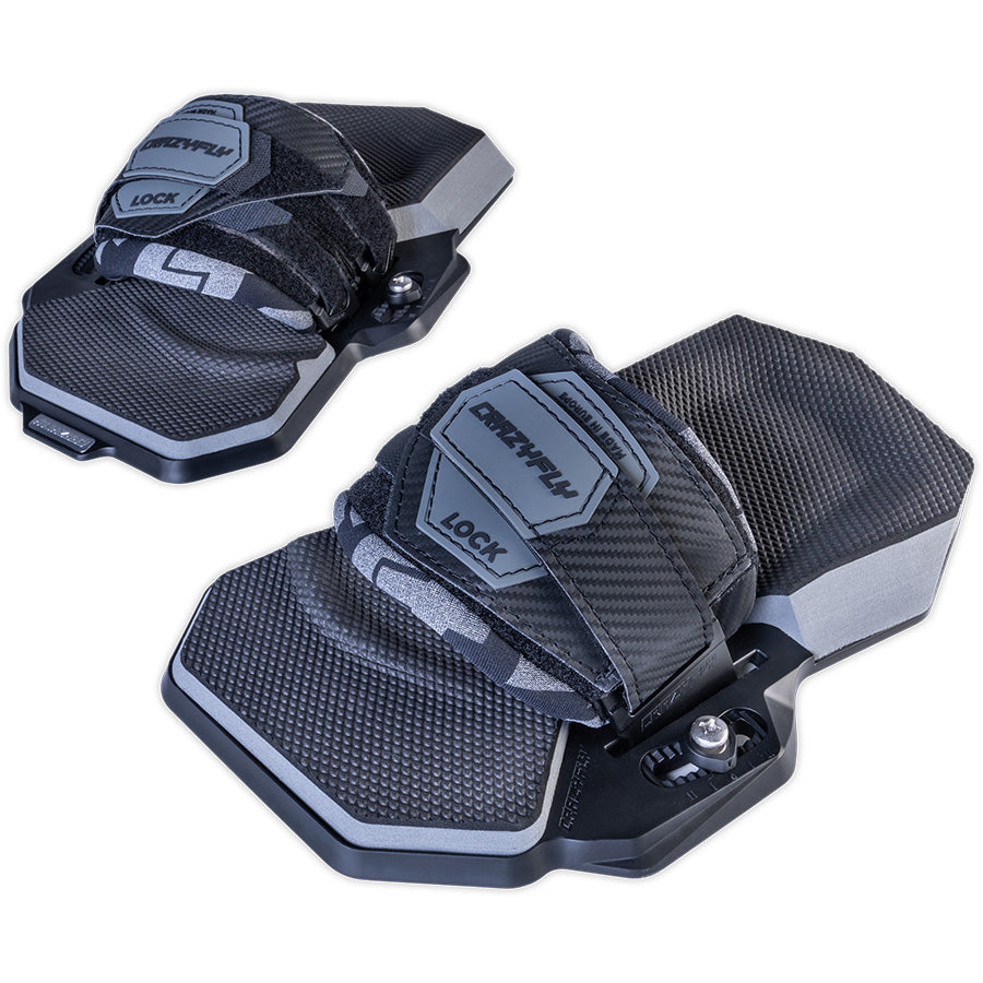 Crazyfly Lock Bindings - Black