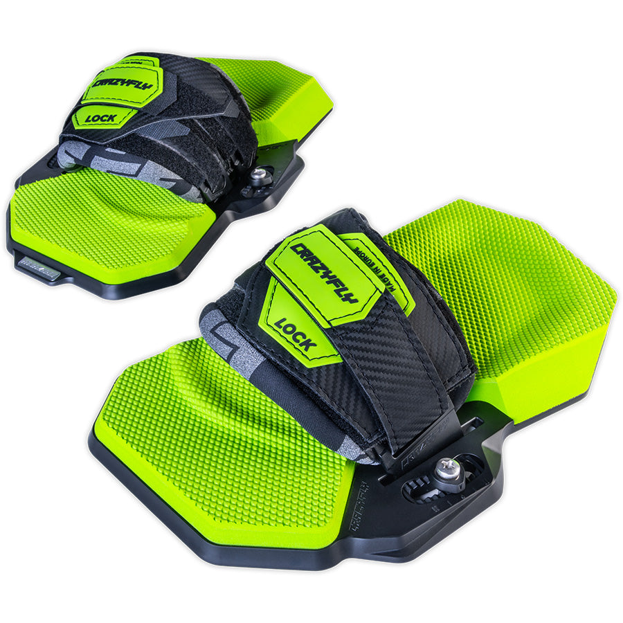 Crazyfly Lock Bindings - Green