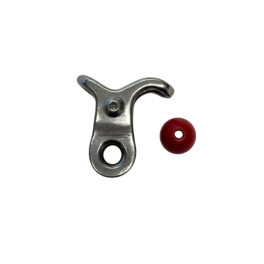 Ozone Stainless Steel Trimmer Bracket w/Stopper ball - KiteGearShop