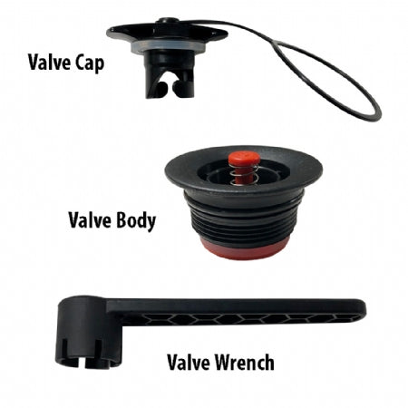 PKS SUP Valve Core, Cap , and Wrench Set