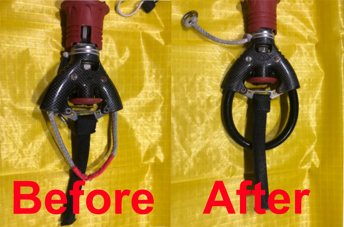 Kiteboarding control bar Chicken Loop universal Repair Tubing by KiteGearFix.com